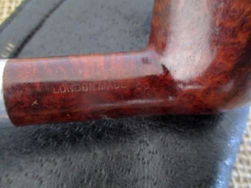 Vintage Keyser No 20 Hygienic Patent Straight Stem Smoking Pipe - London Made & Aurora Pouch