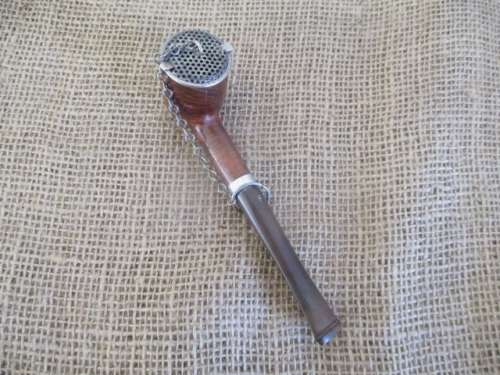 Rare Nice Vintage Frank No 38 Medico Genuine Briar Straight Stem Smoking Pipe