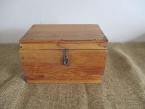 Lovely Old Wooden Farm Box