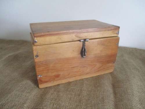 Lovely Old Wooden Farm Box