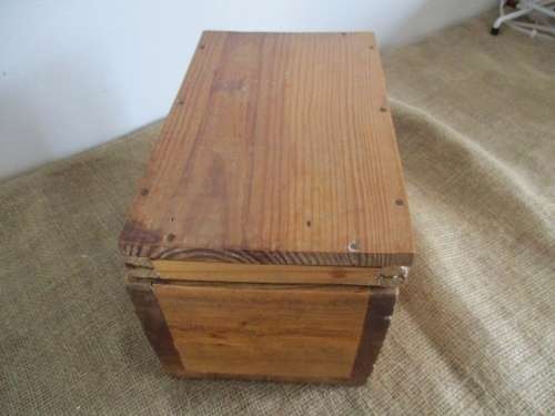 Lovely Old Wooden Farm Box