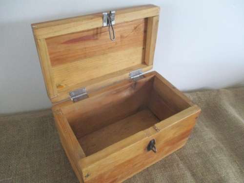 Lovely Old Wooden Farm Box