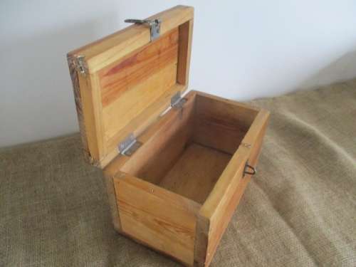 Lovely Old Wooden Farm Box