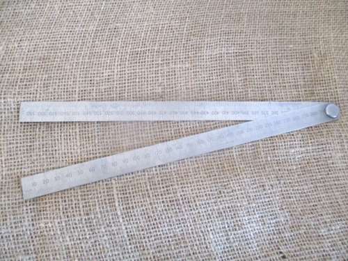 J Rabone & Sons Vintage #1625 Spirit Level, #1243 Brass Ruler & #53 Rabone Chesterman Metal Ruler