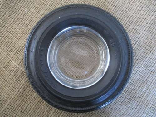 Cute Vintage Good Year G8 Automobile Tyre Ashtray