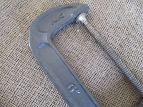 For Wiehan Bid Only     Three Good Quality G-Clamps.... 1x 6" China  - 1x E20-6 6" Eclipse   - 1rd