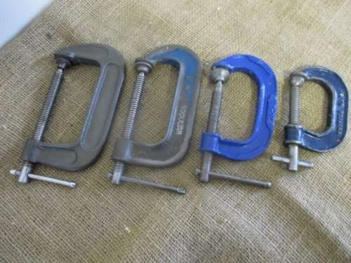 For WiFor Wiehan Only Four Solid G-Clamps :  4" China - -  C 4" Biehl - -
