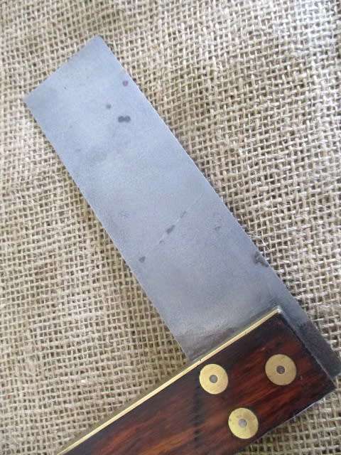 Nice Collection Of Vintage Tools : 7 1/2" Kutrite Brass & Wood Try Square And 7 1/2" Scribe