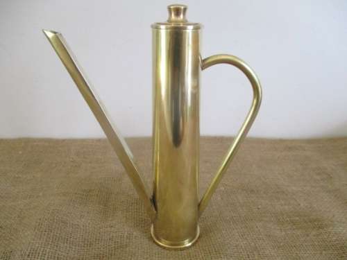 Magnifcent And Very Interesting Vintage 40mm/MK 4 Brass Shell Casing Trench Art       1956