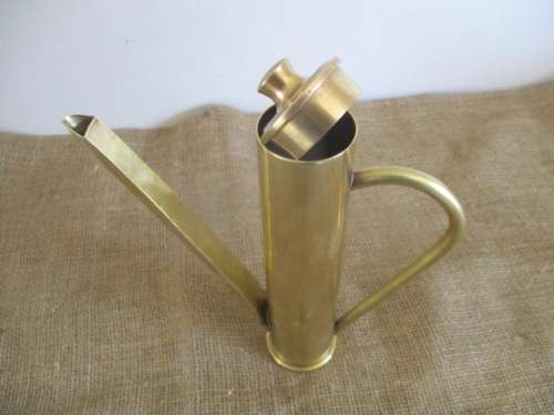 Magnifcent And Very Interesting Vintage 40mm/MK 4 Brass Shell Casing Trench Art       1956