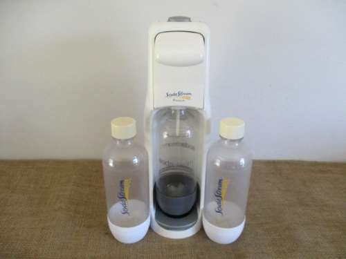 Soda Stream Premium With Model 60 CO2 Gas Bottle Plus Two Extra Soda Stream Plastic Bottles