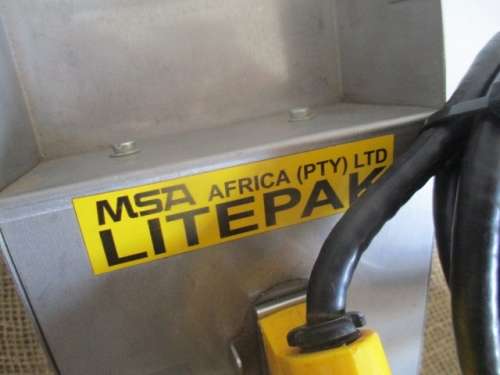 Vintage MSA Africa Pty Ltd Litepak 1.0 Mining Safety Lamp       Working Order