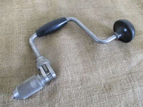 Vintage Stanley No 144 10 Inch Mk 3 Hand Brace Drill      Made In England
