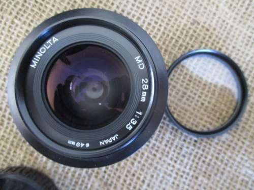 Pre-Loved Vintage Minolta 28/3.5 MD  1:3.5 Lens              1991                  MIB