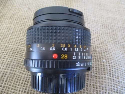 Pre-Loved Vintage Minolta 28/3.5 MD  1:3.5 Lens              1991                  MIB