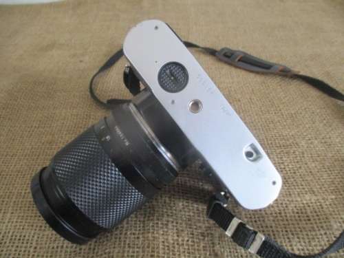 Vintage Yashica FX - 7 Camera Plus Film & Yashica DSB 135mm 1 : 2.8 Lens With Cap    1979 - 1984