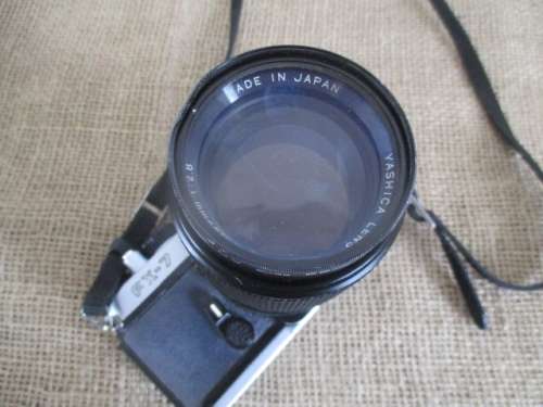 Vintage Yashica FX - 7 Camera Plus Film & Yashica DSB 135mm 1 : 2.8 Lens With Cap    1979 - 1984