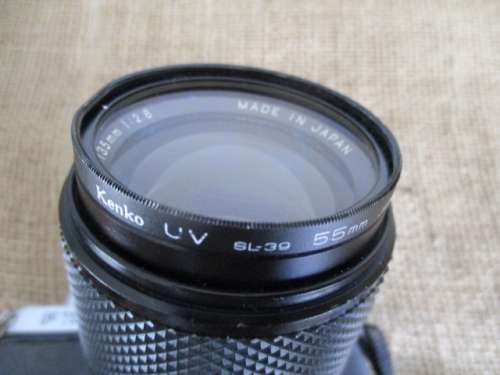 Vintage Yashica FX - 7 Camera Plus Film & Yashica DSB 135mm 1 : 2.8 Lens With Cap    1979 - 1984