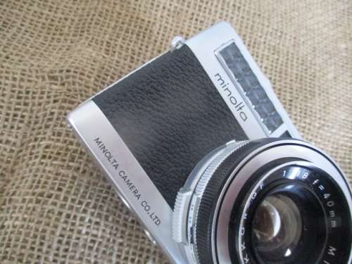 Rare Vintage Minoltina - S Camera With Minolta Rokkor - QF 1 : 1.8 f + 40mm Lens  1964