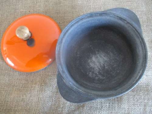 A Nice Size Vintage Cast Iron Flat Bottom Pot