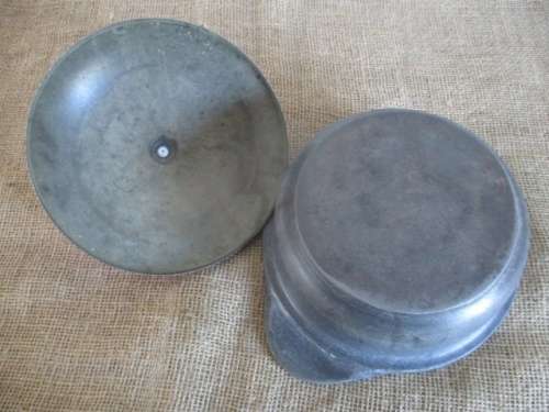 A Nice Size Vintage Cast Iron Flat Bottom Pot