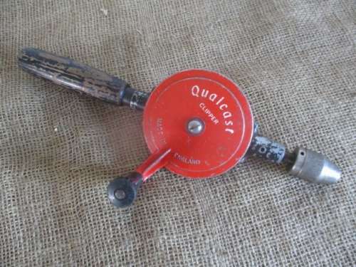Beautiful Vintage Qualcast Clipper Hand Drill                     Made In England