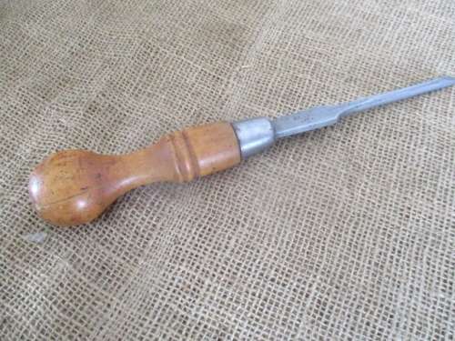 An Awesome Collection Of Three Very Rare & Collectable Vintage Cabinet Makers Screwdrivers