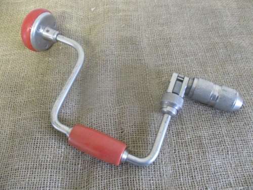 Lovely Vintage Millers Falls No 1950 Hand Brace Drill   Millers Falls Co, Greenfield, Mass. USA