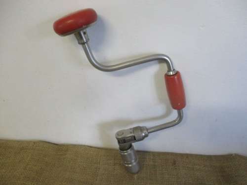 Lovely Vintage Millers Falls No 1950 Hand Brace Drill   Millers Falls Co, Greenfield, Mass. USA