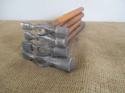 Nice Collection Of Four Vintage 400gr - 300gr - 200gr - 150gr Cabinet Maker Hammers