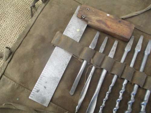 Beautiful Collection Of Vintage Hand Brace Drill Bits