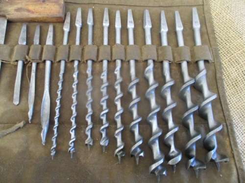 Beautiful Collection Of Vintage Hand Brace Drill Bits