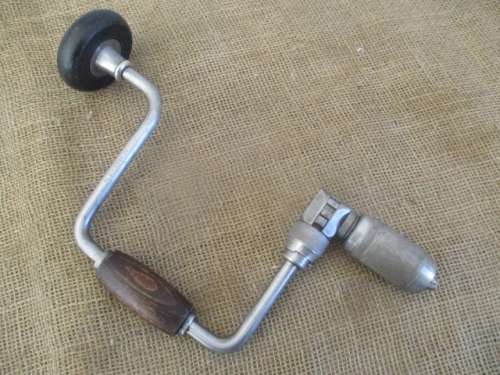 Great Vintage Stanley Hand Brace Drill No 965 N - 10 Inch               Made In USA