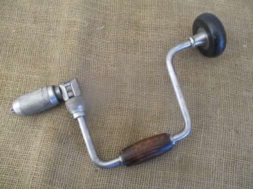 Great Vintage Stanley Hand Brace Drill No 965 N - 10 Inch               Made In USA