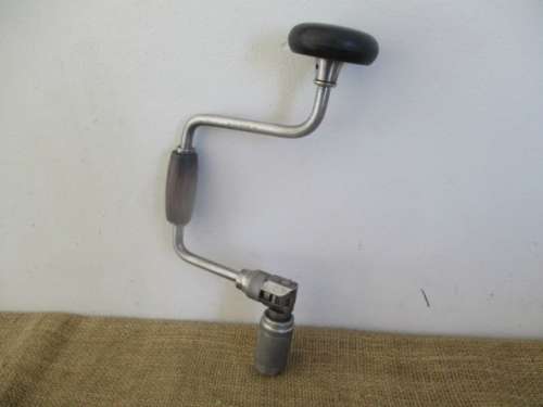 Great Vintage Stanley Hand Brace Drill No 965 N - 10 Inch               Made In USA