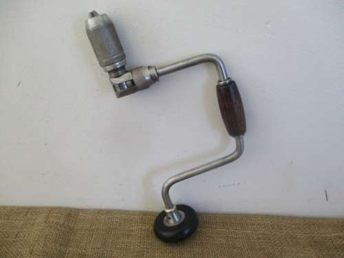 Great Vintage Stanley Hand Brace Drill No 965 N - 10 Inch               Made In USA