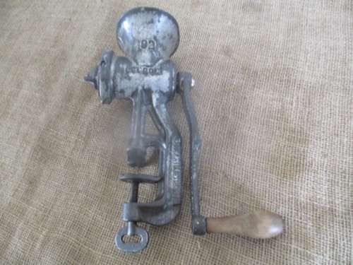 Complete Antique No 92 Spong Meat Mincer      British Made       Approx 1940's