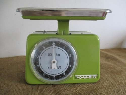 Smart Looking And Elegent Vintage 10 Kg Tower Kitchen Scale          Made In West Germany