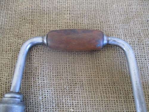 Rare Vintage Mohawk Shelburne Hand Brace Drill              Made In USA           Early 1900's