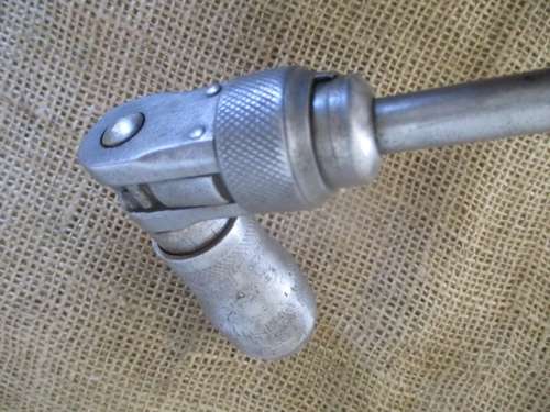 Rare Vintage Mohawk Shelburne Hand Brace Drill              Made In USA           Early 1900's