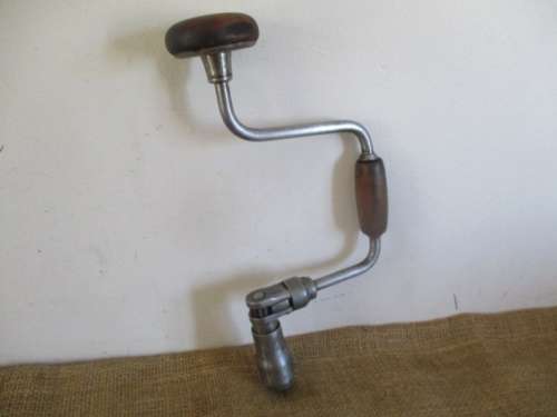 Rare Vintage Mohawk Shelburne Hand Brace Drill              Made In USA           Early 1900's
