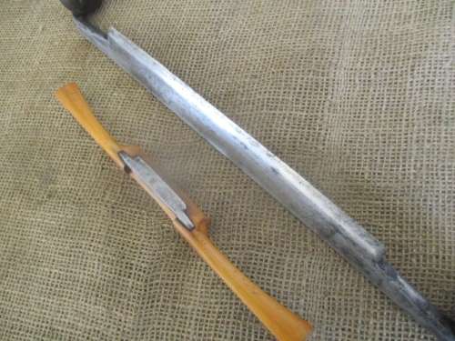 Vintage Atkin & Sons 10" Draw Knife Plus Antique 2" Wooden Body Draw Knife