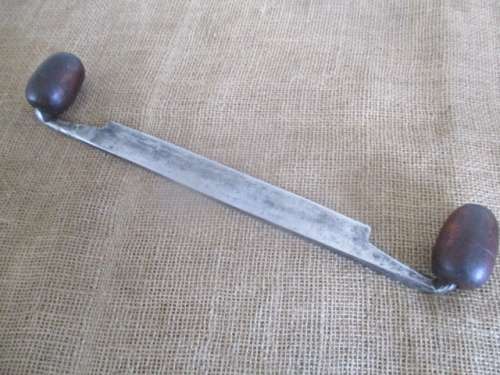 Vintage Atkin & Sons 10" Draw Knife Plus Antique 2" Wooden Body Draw Knife