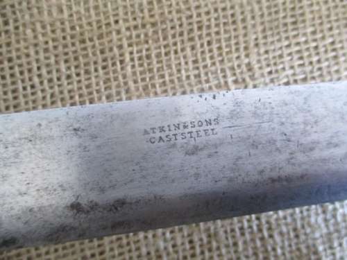 Vintage Atkin & Sons 10" Draw Knife Plus Antique 2" Wooden Body Draw Knife