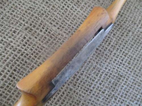 Vintage Atkin & Sons 10" Draw Knife Plus Antique 2" Wooden Body Draw Knife