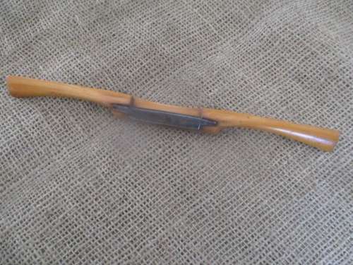 Vintage Atkin & Sons 10" Draw Knife Plus Antique 2" Wooden Body Draw Knife