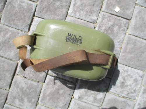 Complete Vintage Wild Heerbrugg NK10 - 105945 Switzerland Dumpy Level On Original Wooden Tripod