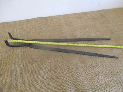Nice Vintage 22" Solid Steel Blacksmith Tong
