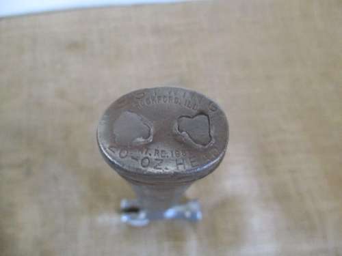 Bid for Wiehan -For The DIY Person...Two Vintage Solid Steel Estwing Claw Hammers Both With Injuries