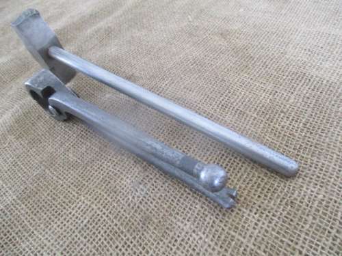 Rare Antique Solid Steel 8" Beech & Pond Blacksmith Tong & 500gr Stainless Steel Blacksmith Hammer